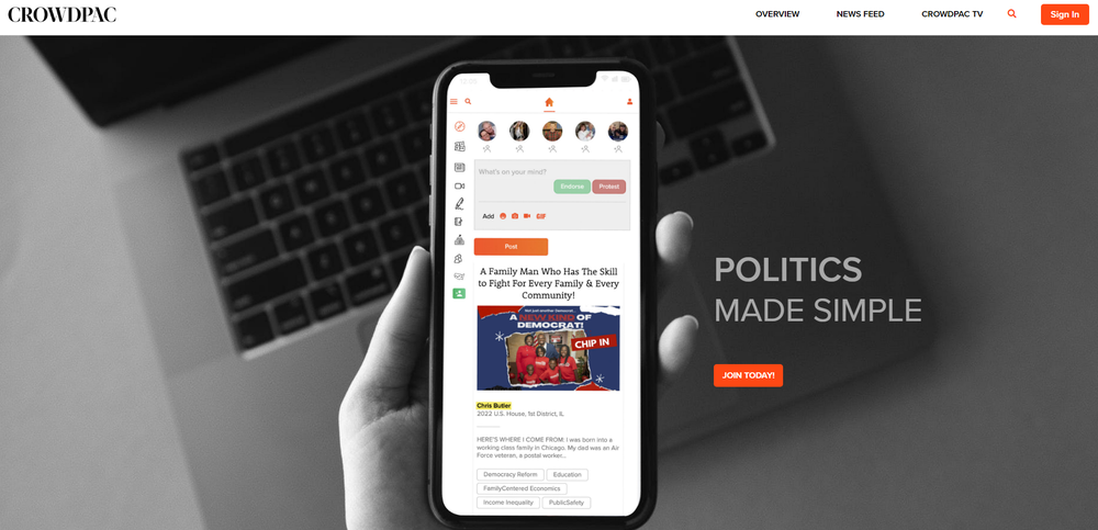 Crowdpac Screenshot 1
