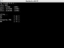 Very early version of crowOS, namely 0.0.1