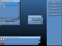 Editing a sprite.