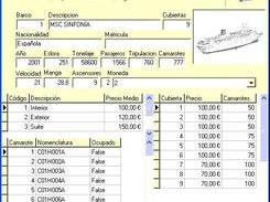 Configuracion de los distintos barcos con los que se trabaja