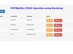 CRUD Operation using Modal Screenshot 1