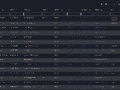 Generated table dark