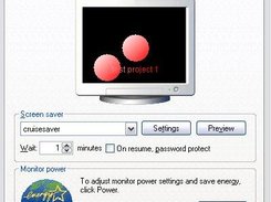 This is the Windows XP Preview screen showing CruiseSaver
