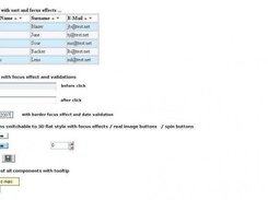 Sample GUI Components