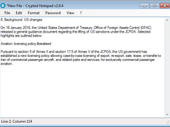 CryptedNotepad Screenshot 1