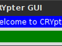 CRYpter's GUI - File processed