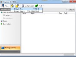Encrypt a file or folder