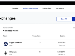 Crypto.com Tax Screenshot 1