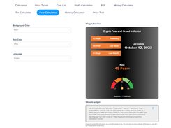 Crypto Fear Calculator