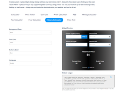 Crypto History Calculator