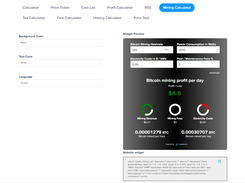 Crypto Mining Calculator