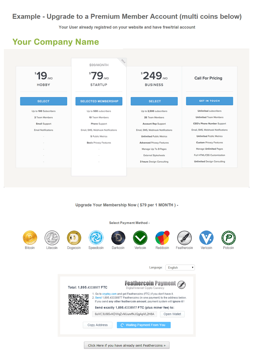 Bitcoin LITECOIN BCH Payment PHP GATEWAY download | SourceForge.net