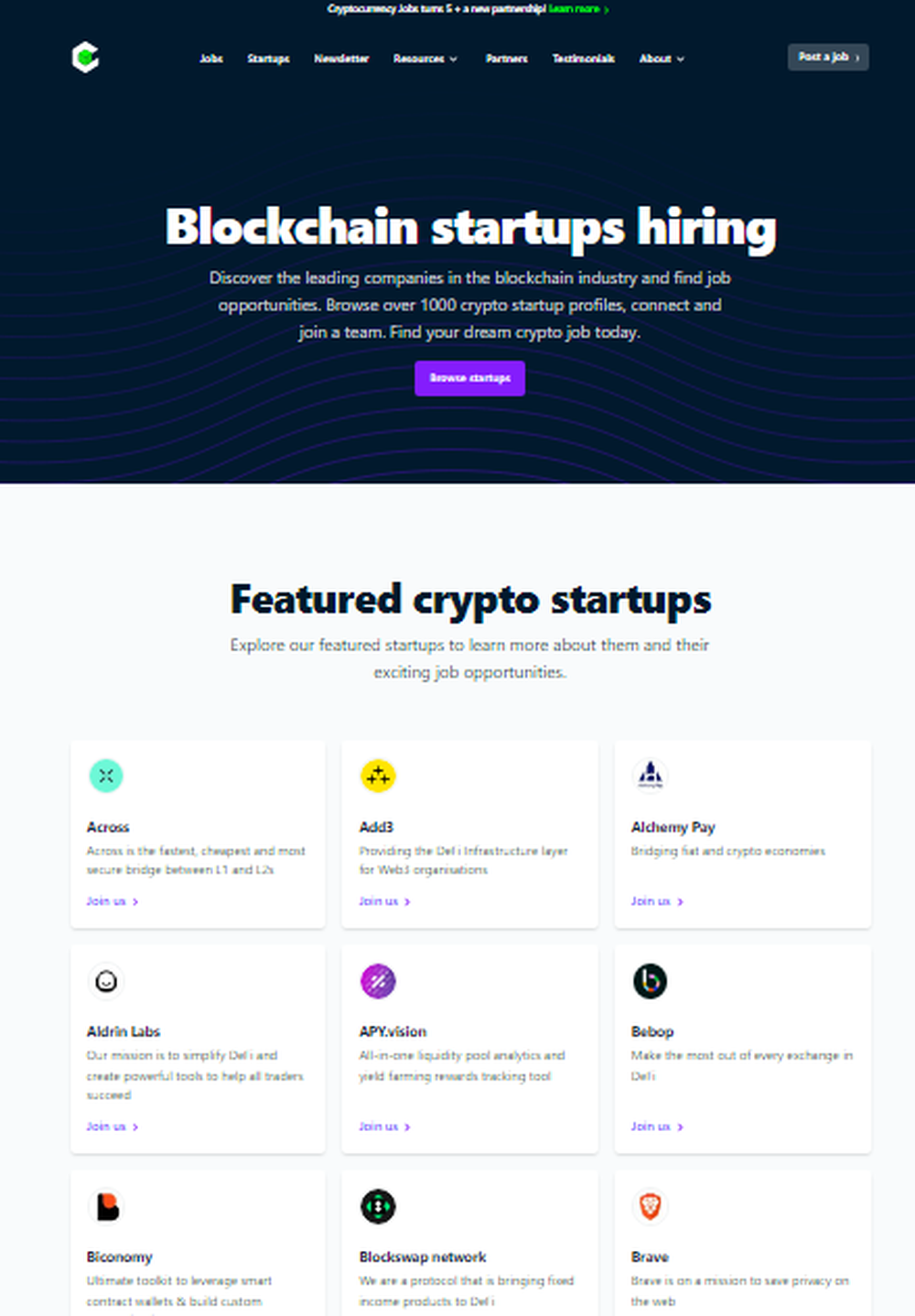 Cryptocurrency Jobs Screenshot 1