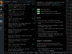 CryptoPanic Screenshot 1