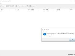 CryptoPortfolioTracker Screenshot 1