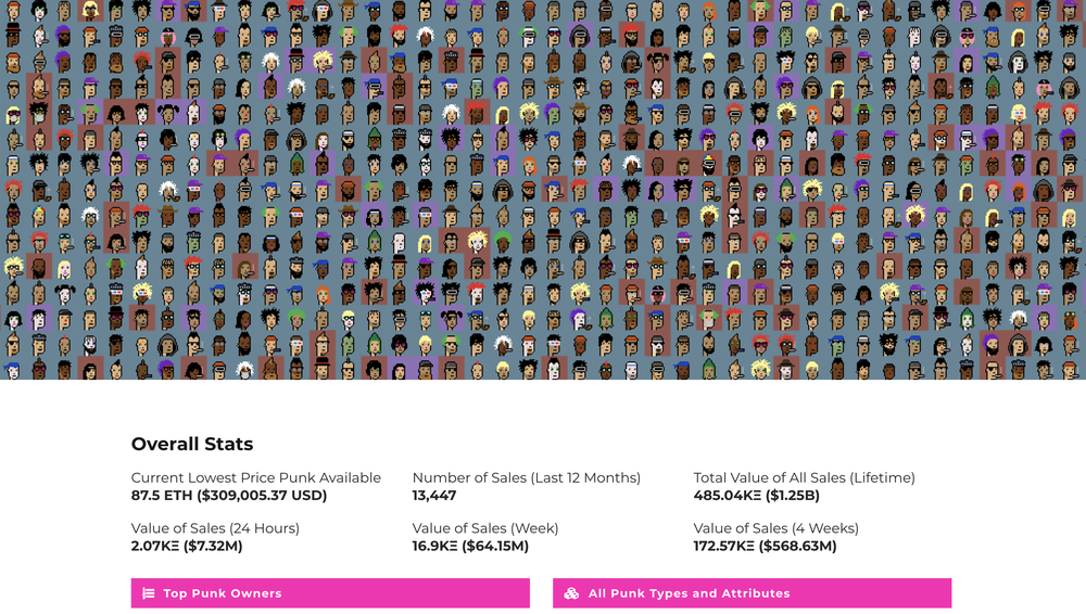 CryptoPunks Screenshot 1