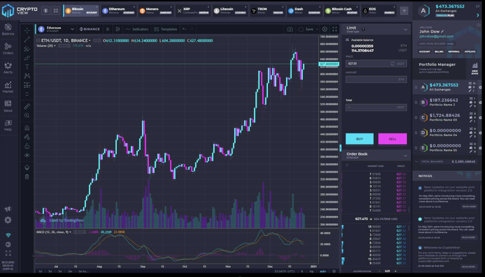 CryptoView Screenshot 1