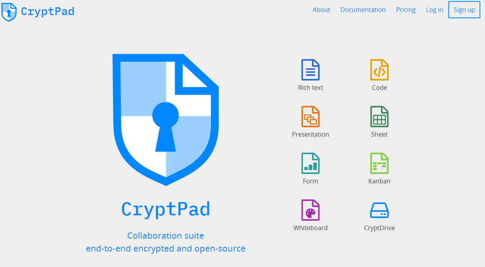 CryptPad Screenshot 1