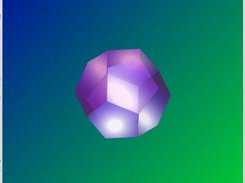 CrystalSVG 1.0 rendering a dodecahedron