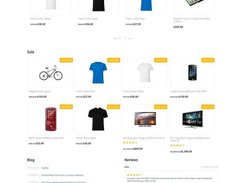 Storefront main page