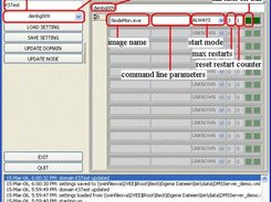 GUI of DomainManagement Server: remote process management!