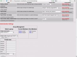 Admin preferences (plus additional settings)
