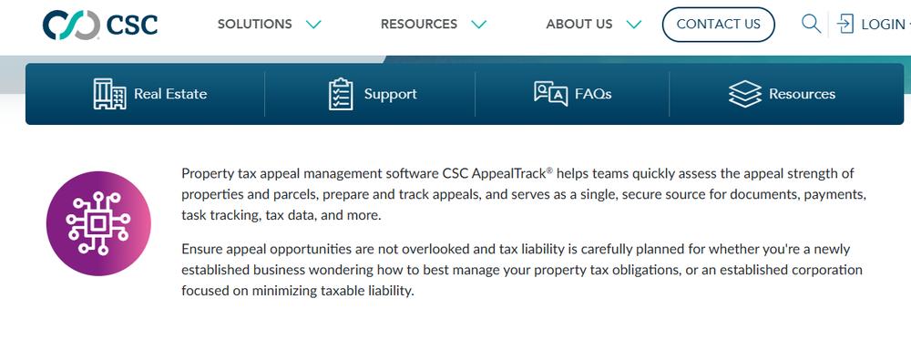 CSC AppealTrack Screenshot 1