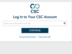 CSC eBilling Screenshot 1