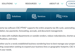 CSC PTMS Screenshot 1