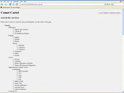 Page: Search for services