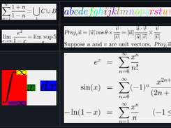 CSharpMath Screenshot 2