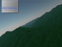 Realtime sky and terrain (no skybox).