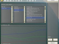 Monitor the flight model in realtime.