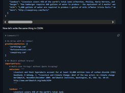 CSON Screenshot 1