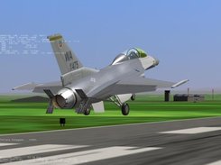 F16DJ landing