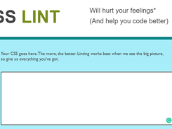 CSSLint Screenshot 1