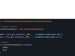 CssToInlineStyles class Screenshot 1