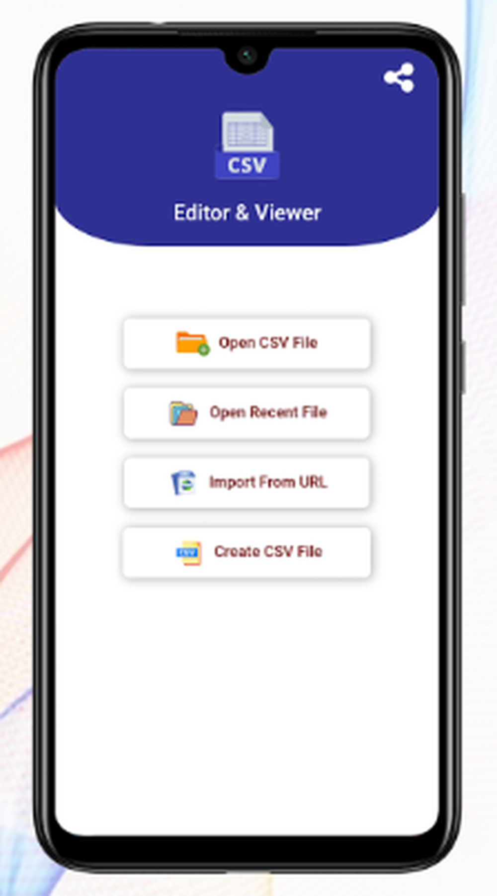 CSV File Create Edit & Viewer Screenshot 1