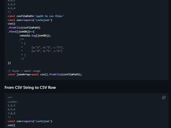 CSV to JSON Screenshot 1