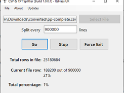 Handles over 25 Million lines in seconds.