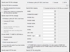 csv2vcf converter Screenshot 1