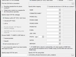 csv2vcf converter Screenshot 2