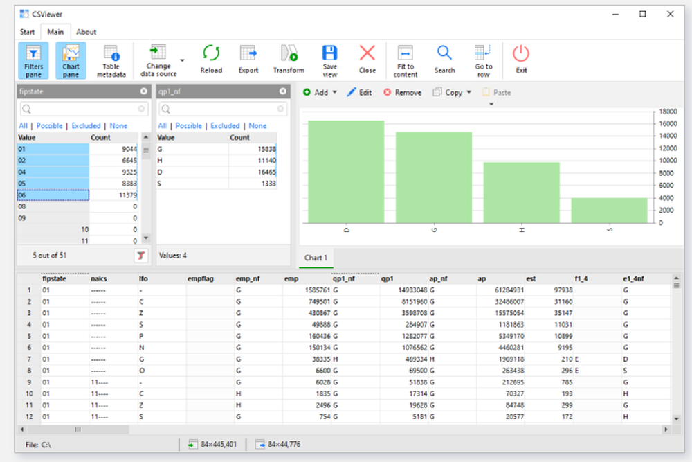 CSViewer Screenshot 1