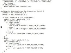 Part of the source code for analogclock.ca, which is included in the timepieces package.