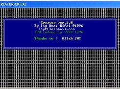 Welcome screen