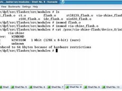 flash memory is bigger than hardware support - size reduced