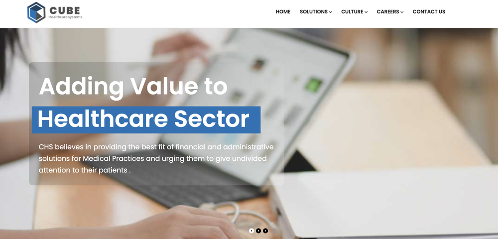 Cube Healthcare Systems (CHS) Screenshot 1