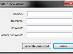 Creating a new domain