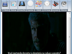 CubeTV em funcionamento (canal Telecine Premium)