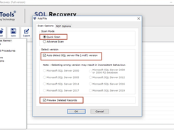 CubexSoft SQL Database Recovery Screenshot 1